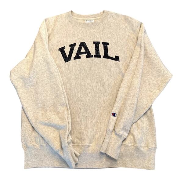 Vintage Champion VAIL Reverse Weave Crewneck Sweatshirt – Size L